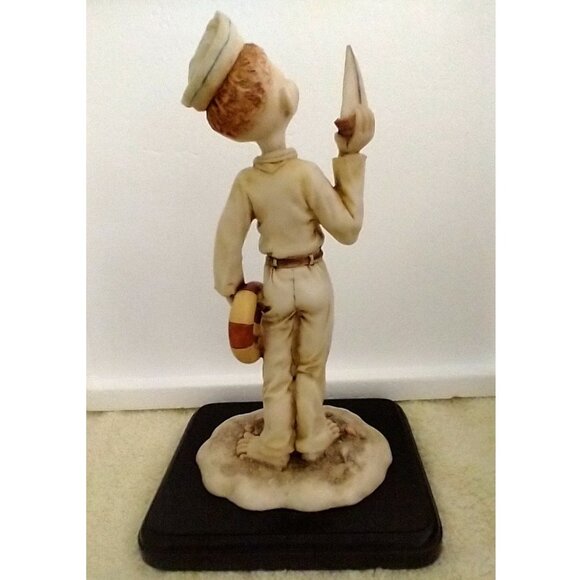 Figurine Boy Sailor Beachcombers Int'l 1999 Whimsical Vintage Resin Statue Art - Picture 8 of 15